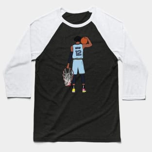 Ja Morant And The Rim Baseball T-Shirt